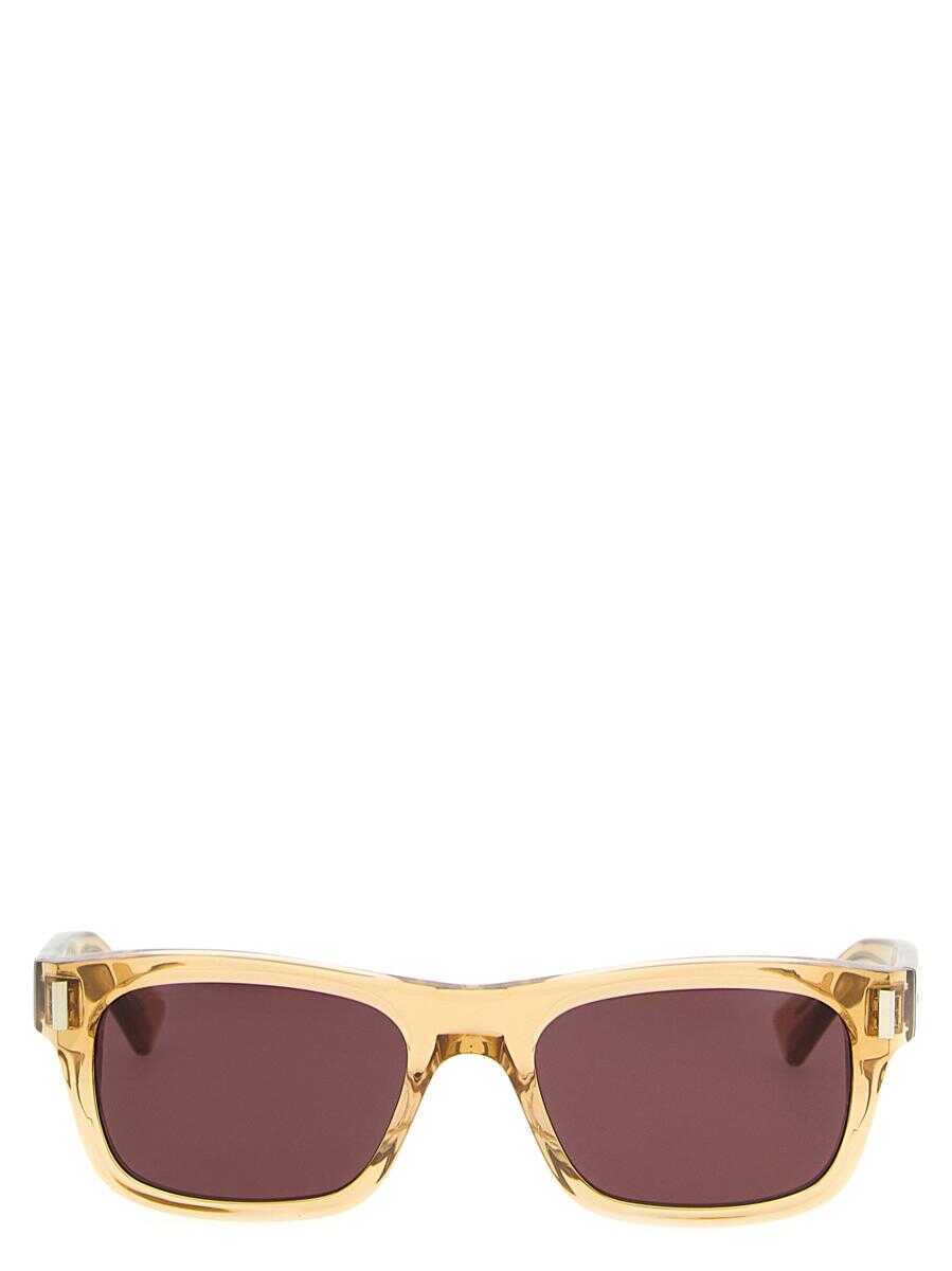 Ochelari de soare Saint Laurent Saint Laurent Sl 83 Sunglasses Beige Barbati (BM 19325046) 1