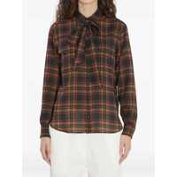 Camasi Saint Laurent 'Cassandre' Lavallière Shirt Femei