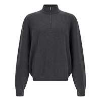 Pulovere Balenciaga Half Zip Sweater Barbati