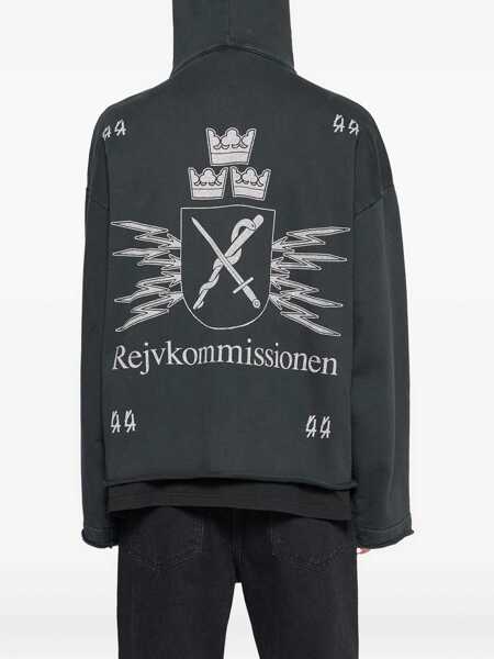 Bluze de trening M44 LABEL GROUP M44 Label Group 44 Label Group Sweatshirt With Prints And Hoodie Black Barbati (BM 19325844) 3