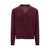 FILIPPO DE LAURENTIIS Filippo De Laurentiis Filippo De Laurentiis Bordeaux Wool Cardigan With Pockets RED