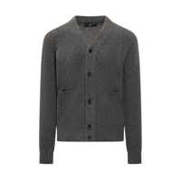 Cardigane Filippo De Laurentiis Filippo De Laurentiis Grey Wool Cardigan With Pockets Barbati