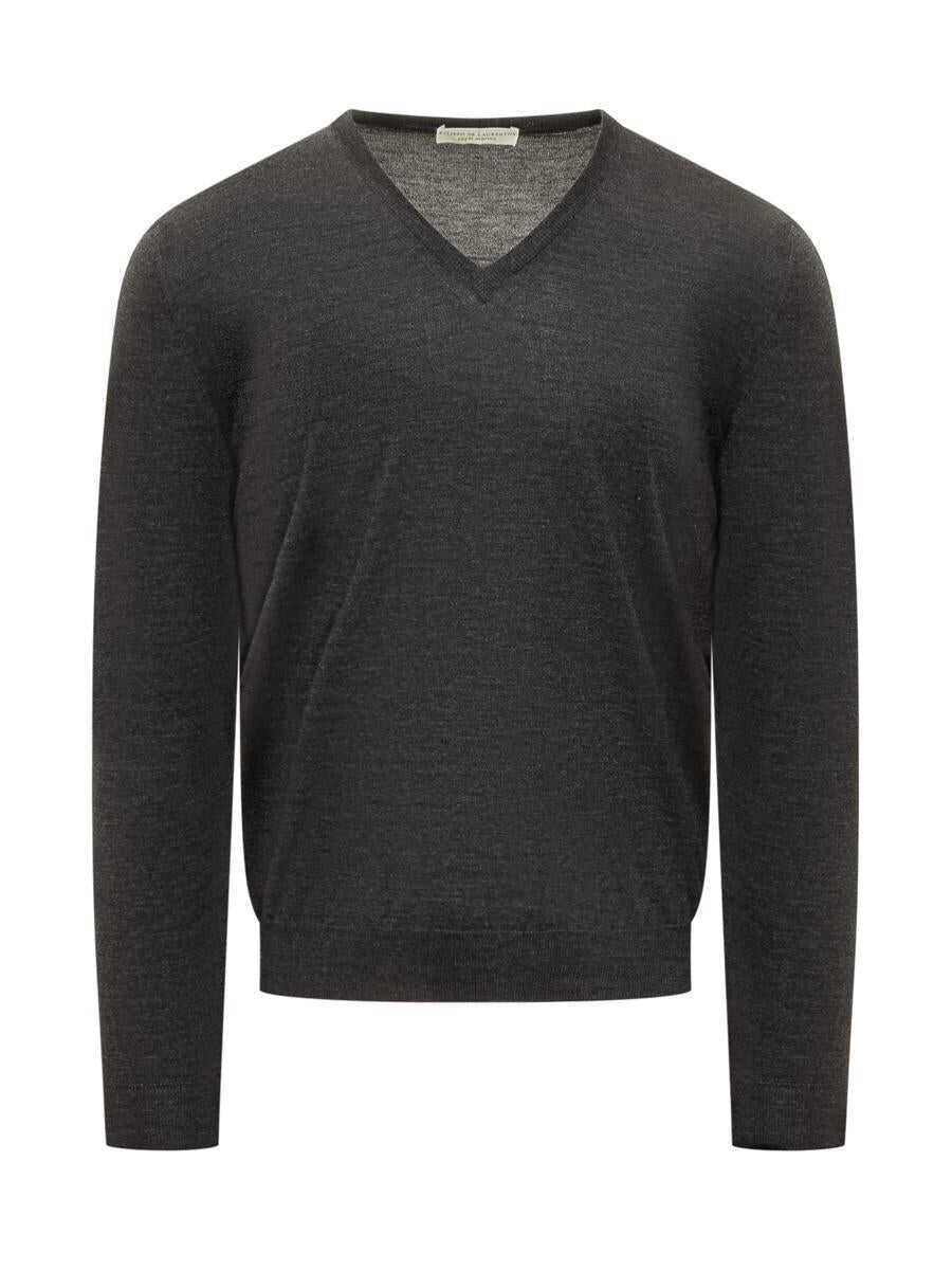 Pulovere FILIPPO DE LAURENTIIS Filippo De Laurentiis Royal Jersey Black Barbati (BM 19326198) 1