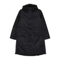 Paltoane Save The Duck Black Long Parka 'Joel' Femei