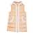 Save the Duck Save The Duck Beige 'Dolce' Vest With Fur Beige