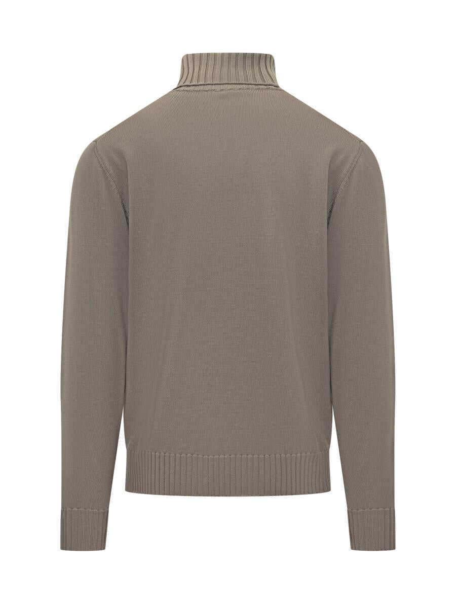 Pulovere FILIPPO DE LAURENTIIS Filippo De Laurentiis Filippo De Laurentiis Wool Turtleneck Beige GREY Barbati (BM 19326291) 2