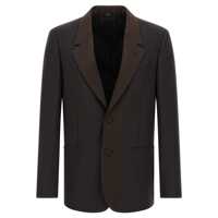 Sacouri Fendi Crepe Wool Blazer Barbati