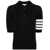 Thom Browne Thom Browne Relaxed Fit Polo With 4 Bars In Fine Merino Wool Clothing BLUE