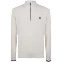 Camasi Fred Perry "" Waffle Stitch Half Zip Jumper Clothing Barbati