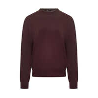 Pulovere Filippo De Laurentiis Filippo De Laurentiis Bordeaux Wool Crew Neck Sweater Barbati
