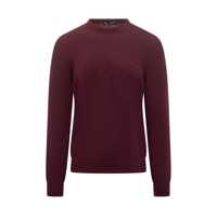 Pulovere Filippo De Laurentiis Filippo De Laurentiis Bordeaux Wool Crew Neck Sweater Barbati