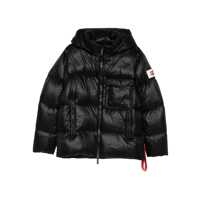 Paltoane After Label Black Short Down Jacket With Label Barbati