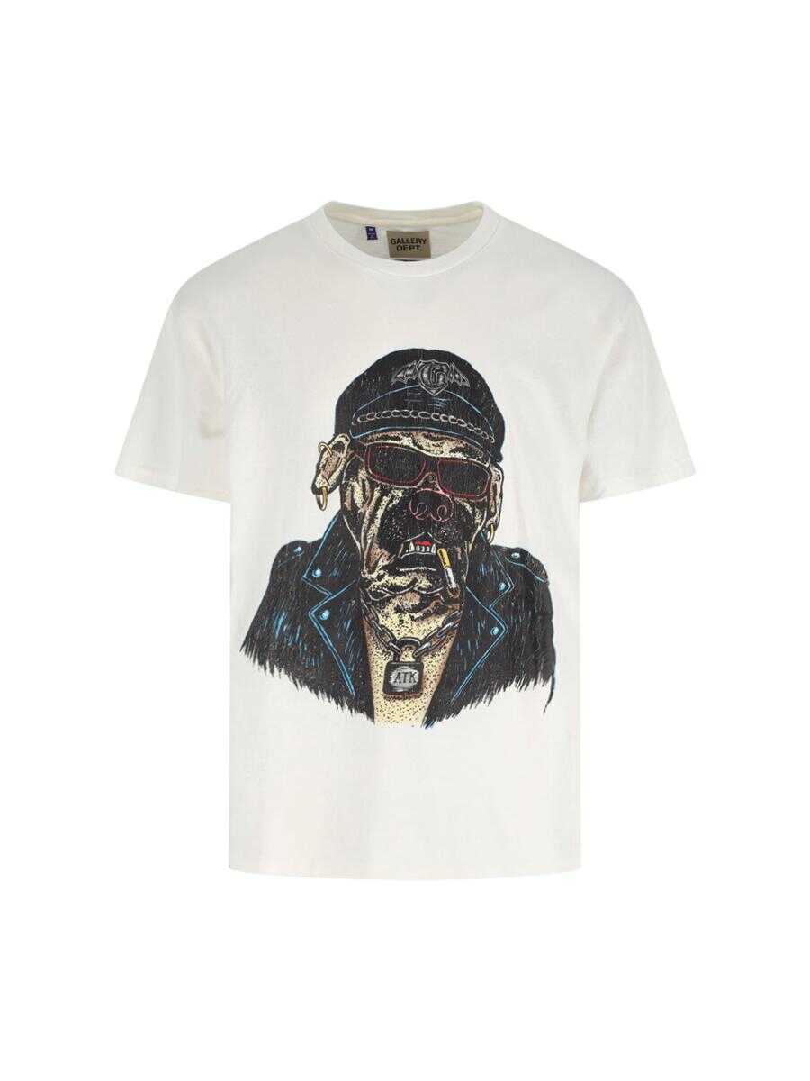 Topuri GALLERY DEPT. Gallery Dept. T-Shirts And Polos WHITE Barbati (BM 19327227) 1