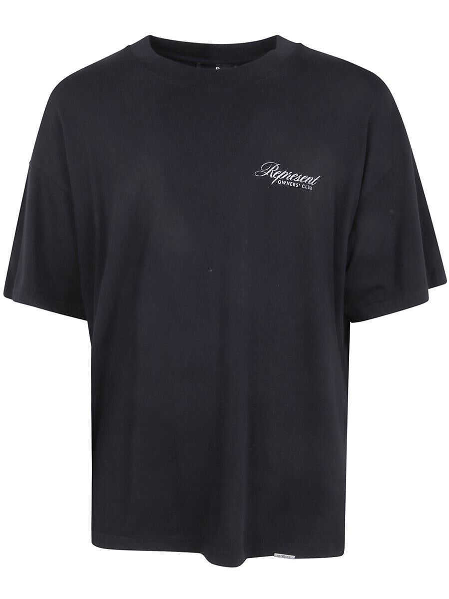 Tricouri REPRESENT Represent  Owners Club Script T-Shirt Clothing Black Barbati (BM 19327230) 1