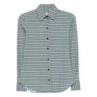 Camasi Xacus Geometric Micro-Pattern Perla Shirt Femei
