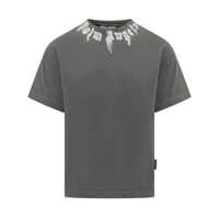 Tricouri Palm Angels Palm Angels T-Shirt With Logo Spray Barbati