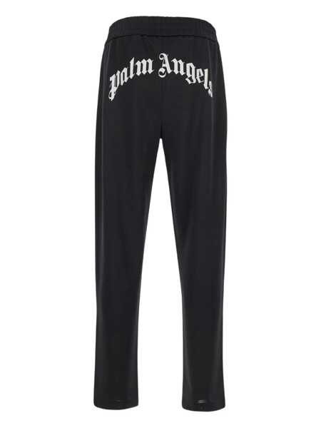 Pantaloni Palm Angels Palm Angels Palm Angels Pants With Elasticized Waistband Black Barbati (BM 19327395) 2