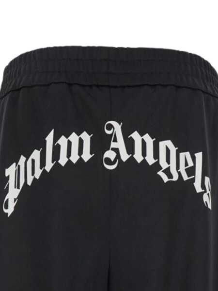 Pantaloni Palm Angels Palm Angels Palm Angels Pants With Elasticized Waistband Black Barbati (BM 19327395) 3