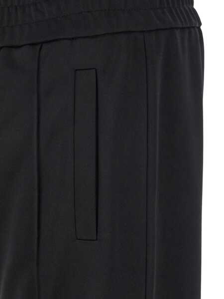 Pantaloni Palm Angels Palm Angels Palm Angels Pants With Elasticized Waistband Black Barbati (BM 19327395) 4