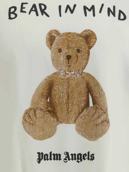 Tricouri Palm Angels Palm Angels Palm Angels T-Shirt Bear In Mind WHITE Barbati (BM 19327440) 3