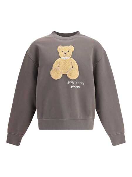 Pulovere Palm Angels Palm Angels Palm Angels Sweatshirt Bear In Mind GREY Barbati (BM 19327446) 1