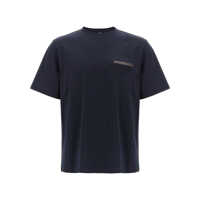 Tricouri Berluti 'Leather Tab' T-Shirt Barbati
