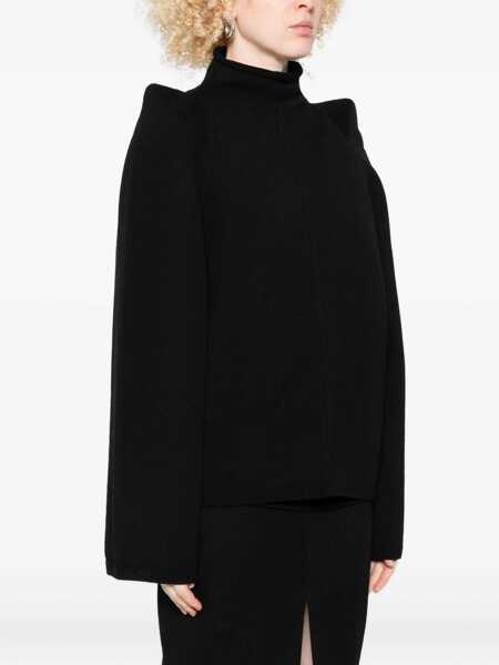 Pulovere Rick Owens Rick Owens Con Top Sweater Black Femei (BM 19327623) 3