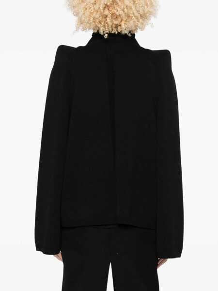 Pulovere Rick Owens Rick Owens Con Top Sweater Black Femei (BM 19327623) 4