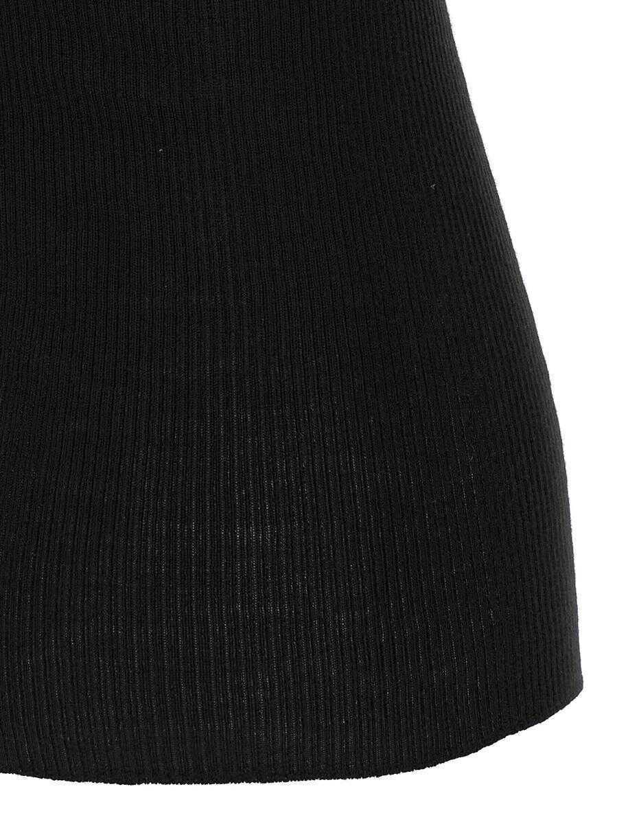 Topuri Rick Owens Rick Owens Athena Knit Top Black Femei (BM 19327662) 4