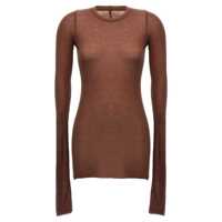 Tricouri Rick Owens 'Rib Ls T' T-Shirt Femei