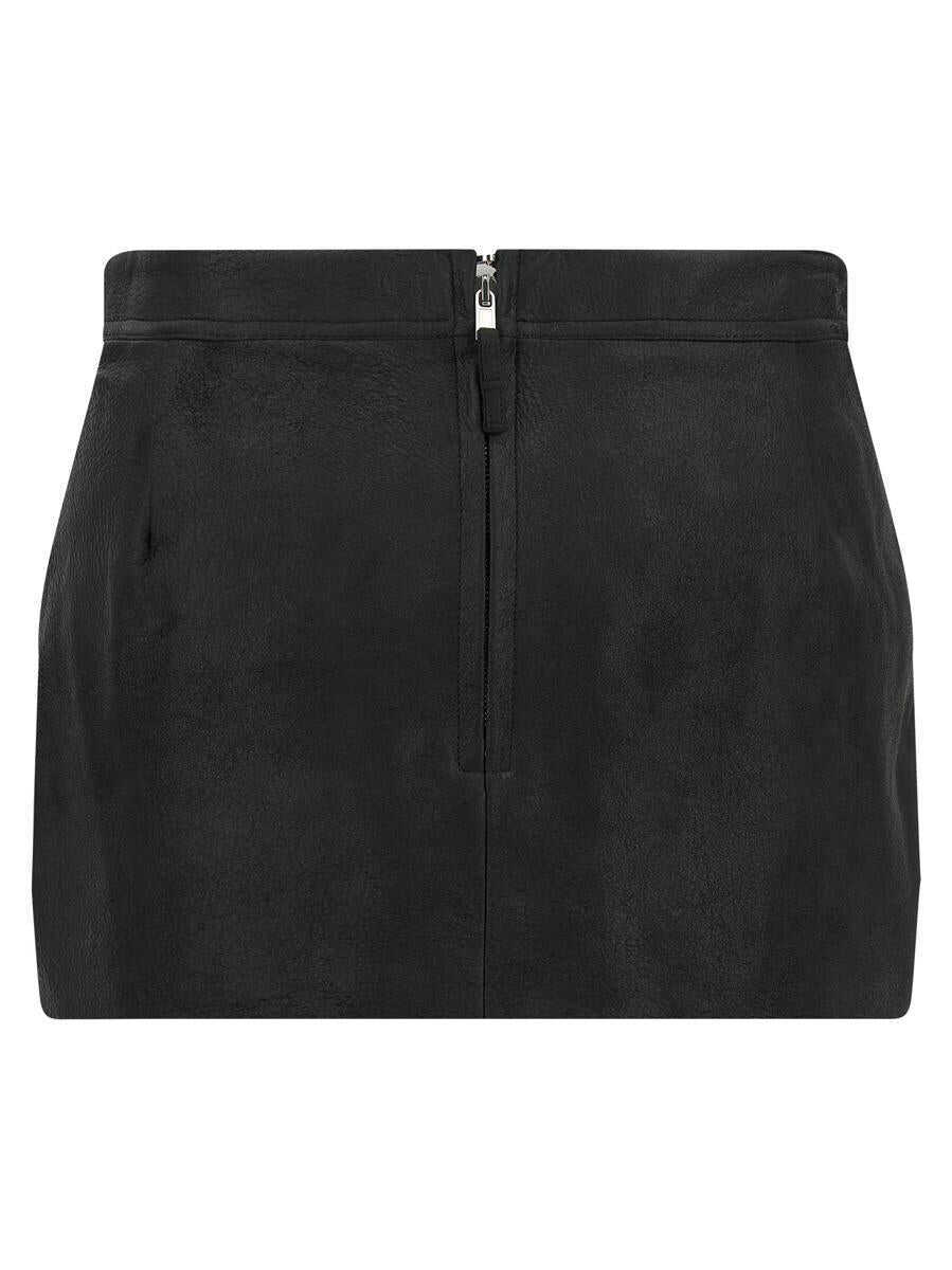 Fuste Rick Owens Rick Owens Fog Cutdff Mini Skirt Black Femei (BM 19327722) 2