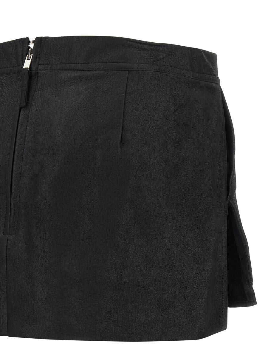 Fuste Rick Owens Rick Owens Fog Cutdff Mini Skirt Black Femei (BM 19327722) 4