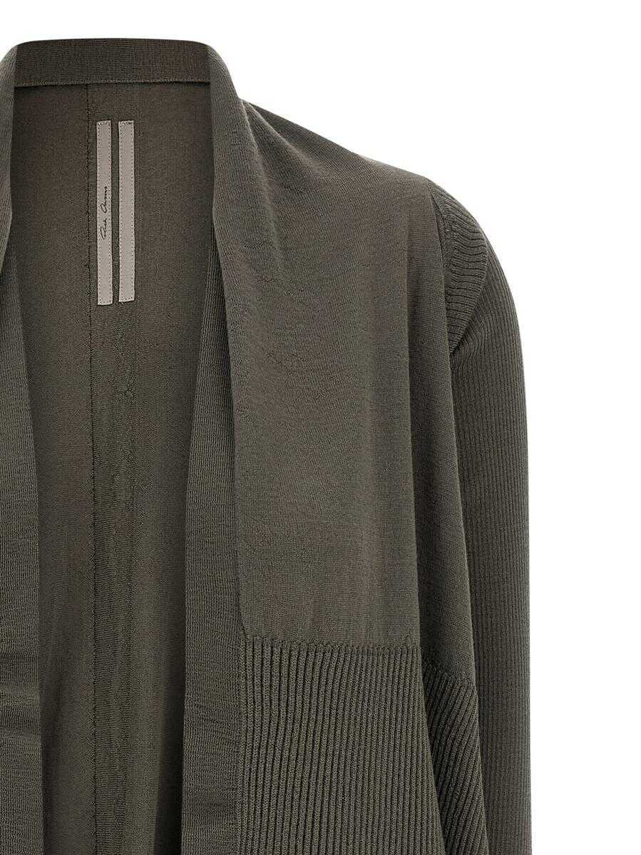 Cardigane Rick Owens Rick Owens Medium Wrap Cardigan GRAY Femei (BM 19327734) 3
