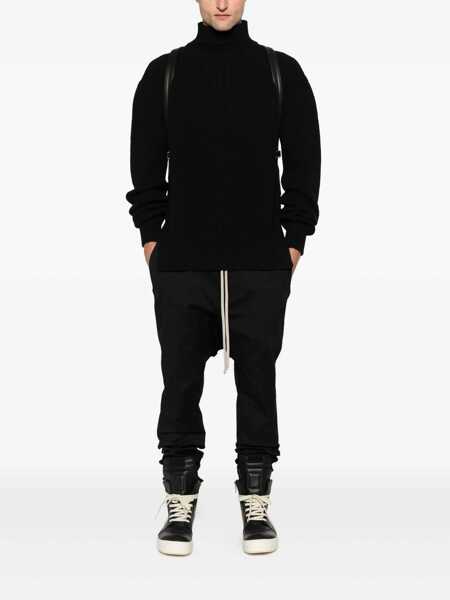 Pantaloni Rick Owens Rick Owens Drawstring Long Pants Black Barbati (BM 19327851) 2
