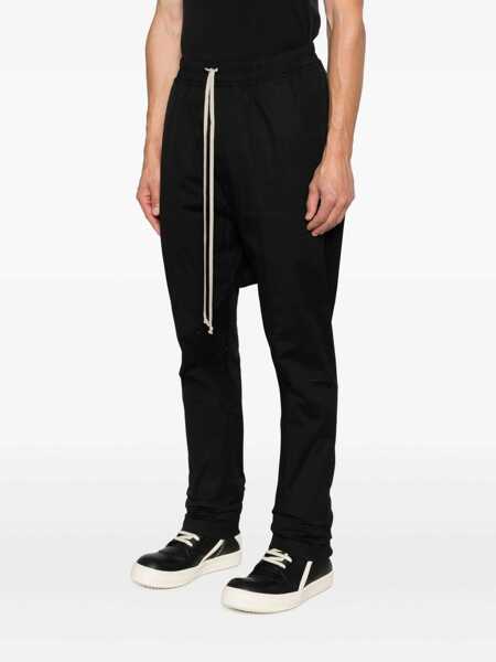 Pantaloni Rick Owens Rick Owens Drawstring Long Pants Black Barbati (BM 19327851) 3