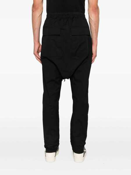 Pantaloni Rick Owens Rick Owens Drawstring Long Pants Black Barbati (BM 19327851) 4