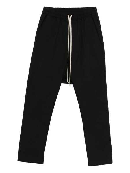 Pantaloni Rick Owens Rick Owens Drawstring Long Pants Black Barbati (BM 19327851) 1