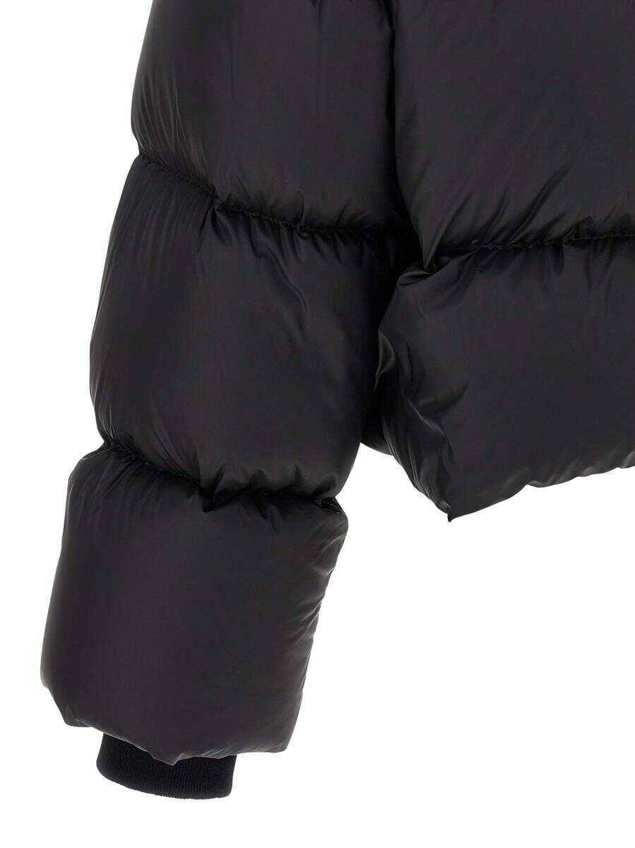 Geci Rick Owens Rick Owens Turtle Down Jacket Black Barbati (BM 19327857) 4