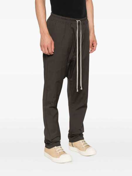Pantaloni Rick Owens Rick Owens Drawstring Long Pants BROWN Barbati (BM 19327863) 3
