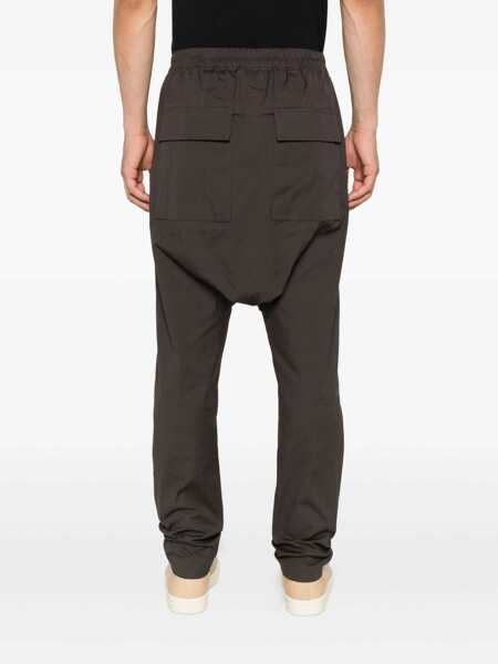 Pantaloni Rick Owens Rick Owens Drawstring Long Pants BROWN Barbati (BM 19327863) 4