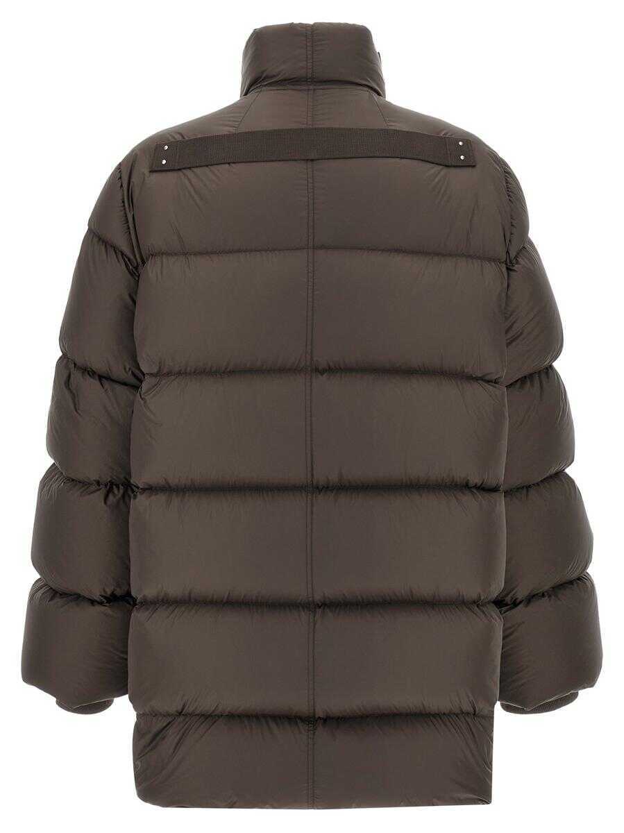Geci Rick Owens Rick Owens Turtle Down Jacket BROWN Barbati (BM 19327875) 2