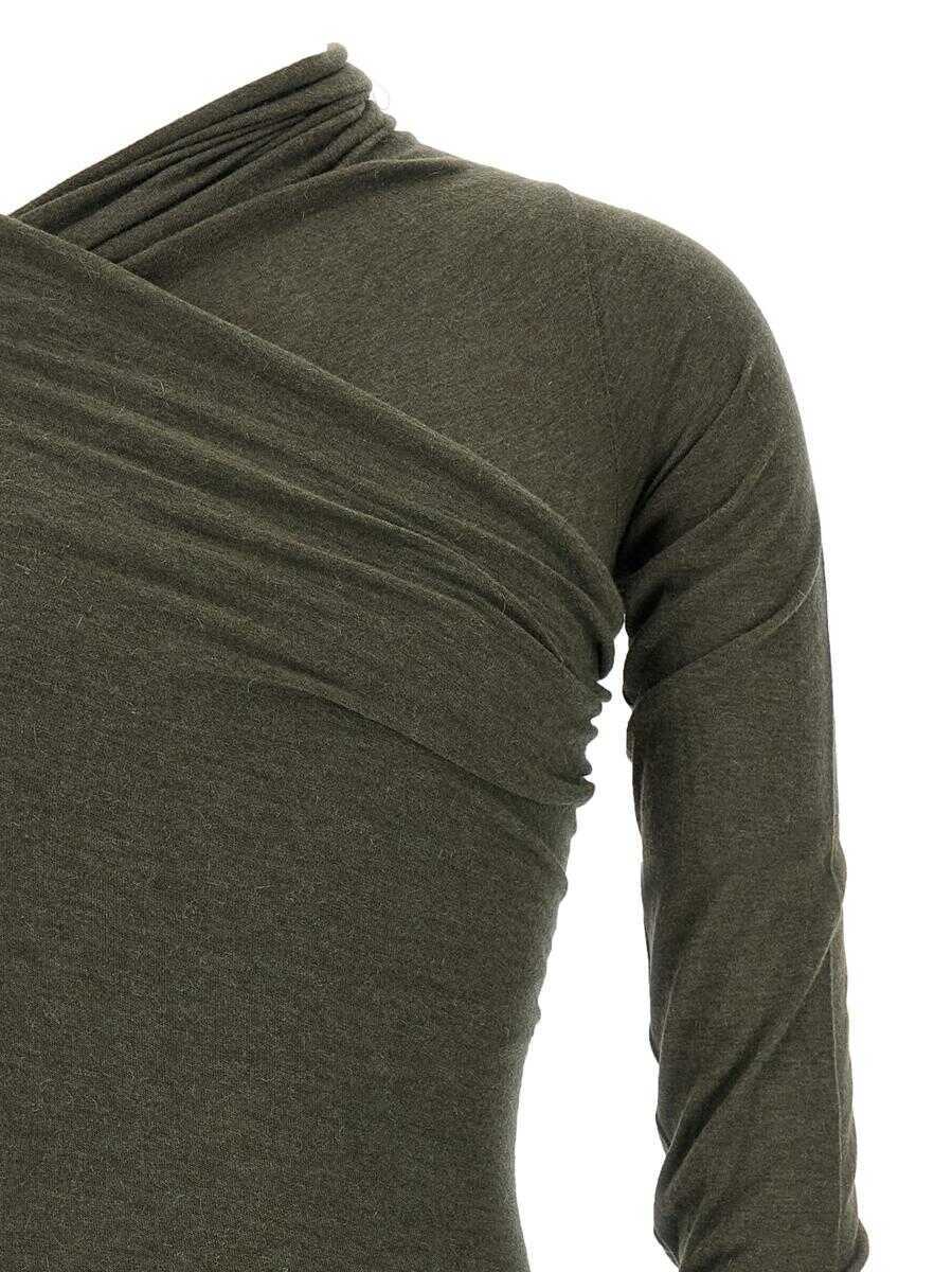 Tricouri Rick Owens Rick Owens Hollywood Banana T-Shirt GREEN Barbati (BM 19327881) 3