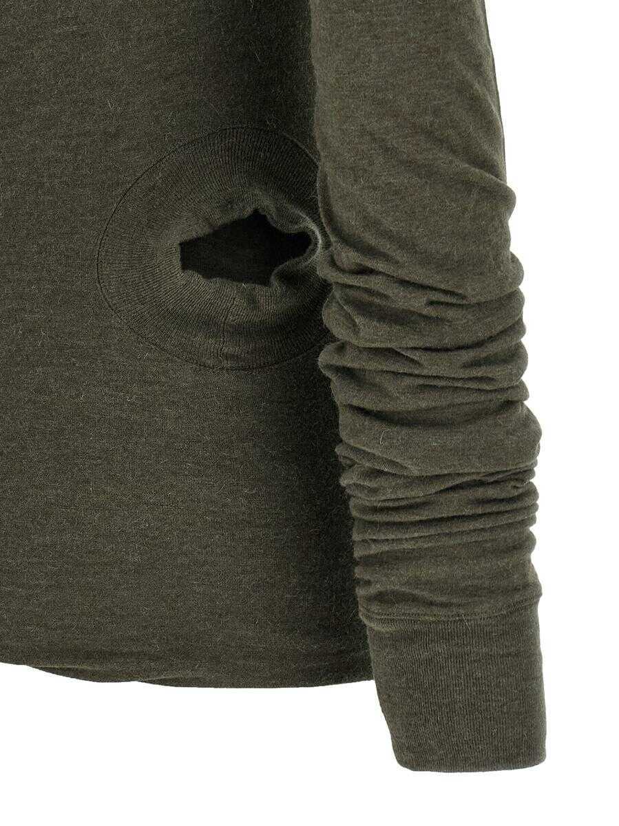 Tricouri Rick Owens Rick Owens Hollywood Banana T-Shirt GREEN Barbati (BM 19327881) 4