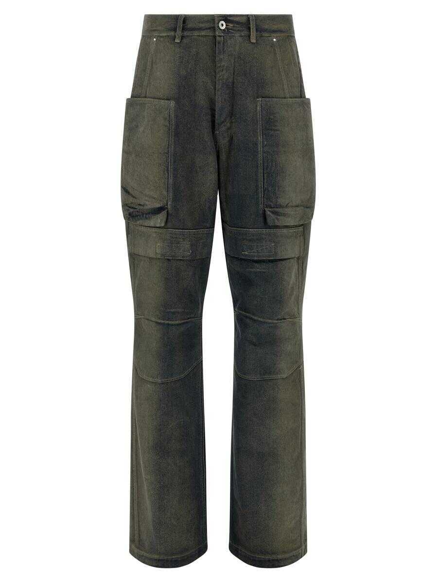 Blugi Rick Owens Rick Owens Stefan Cargo Jeans GRAY Barbati (BM 19327893) 1