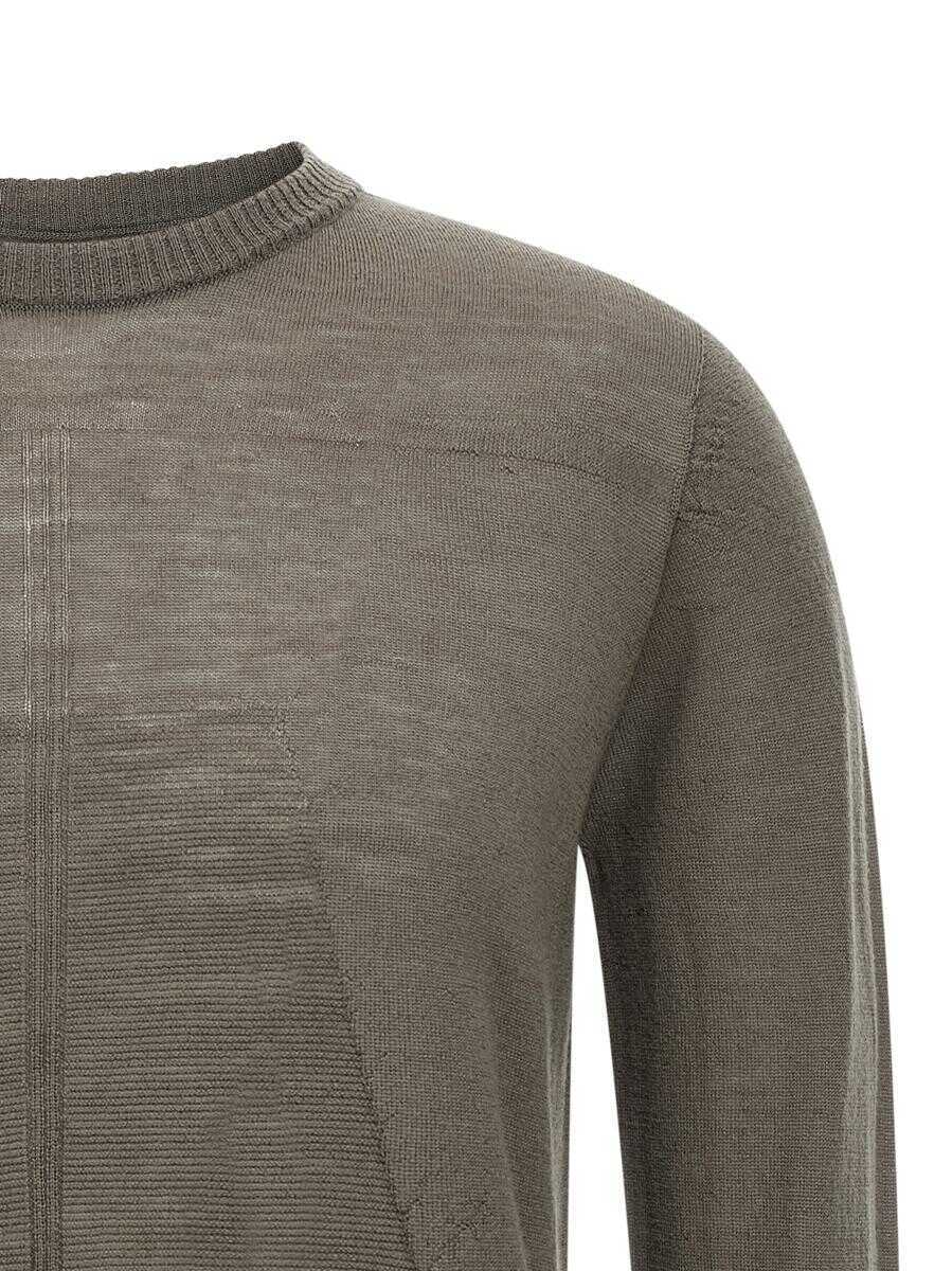 Pulovere Rick Owens Rick Owens Biker Level Sweater GRAY Barbati (BM 19327920) 3