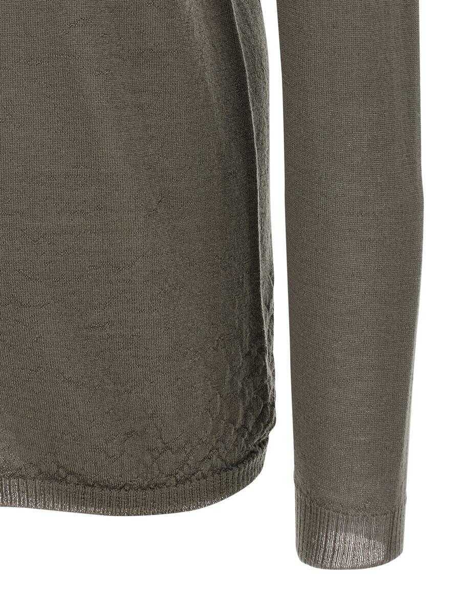 Pulovere Rick Owens Rick Owens Biker Level Sweater GRAY Barbati (BM 19327920) 4