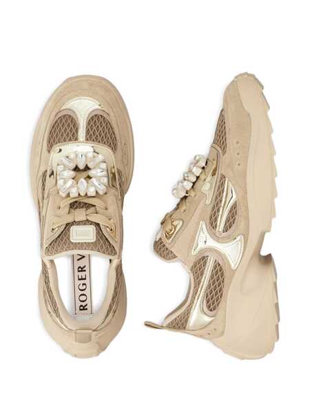 Sneakers Roger Vivier Roger Vivier Sneakers Gold Femei (BM 19328040) 4