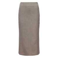 Fuste MM6 Maison Margiela Midi Skirt Clothing Femei