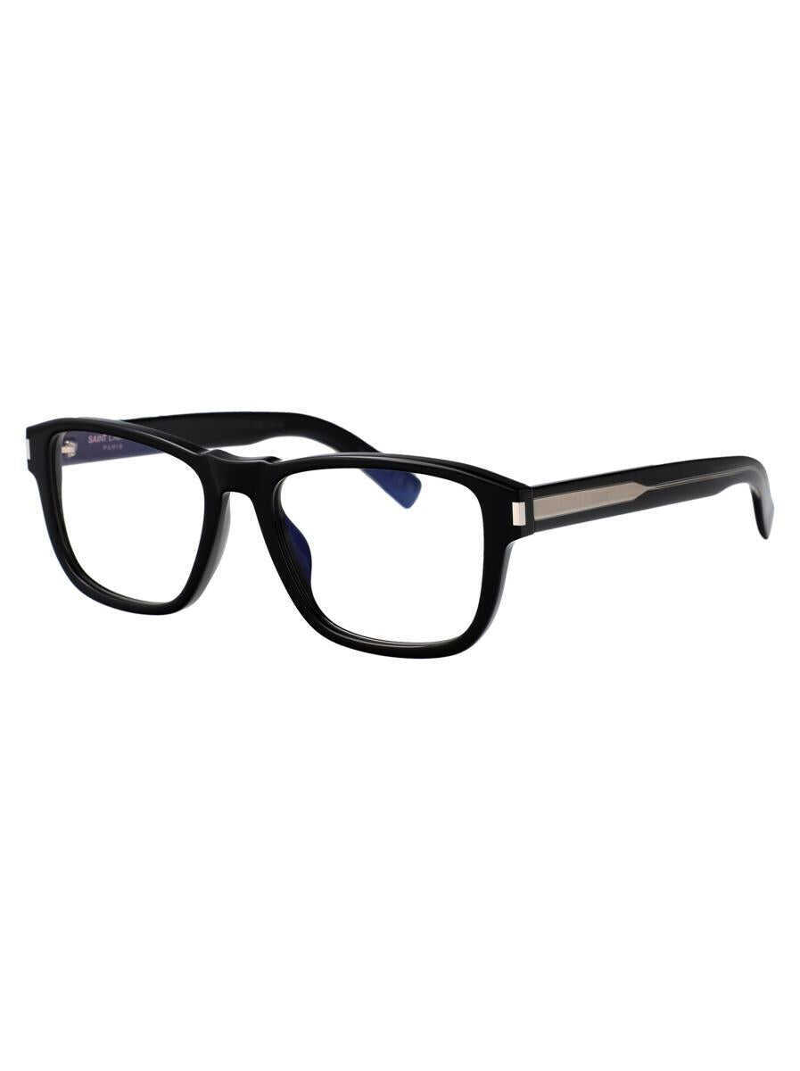 Ochelari de soare Saint Laurent Saint Laurent Eyewear Optical BLACK-CRYSTAL-TRANSPARENT Barbati (BM 19328136) 2