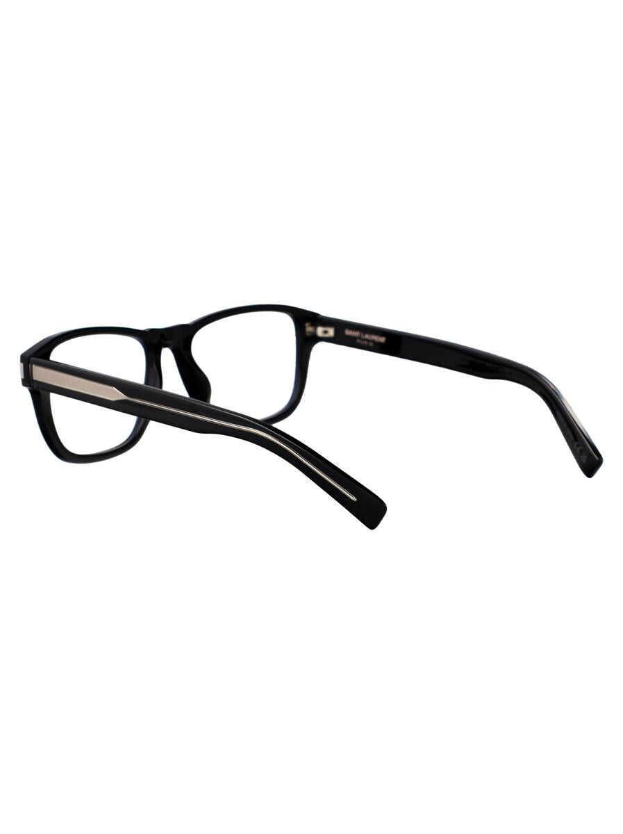 Ochelari de soare Saint Laurent Saint Laurent Eyewear Optical BLACK-CRYSTAL-TRANSPARENT Barbati (BM 19328136) 4